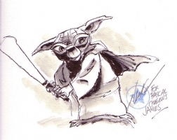 Yoda by James Hodgkins Comic Art